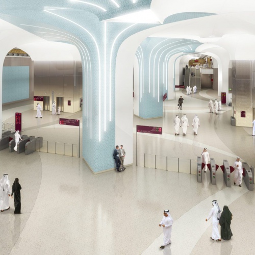 Doha-Metro-Red-Line-North-One-Works-2